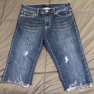 Banana Republic Cropped Frayed Flare